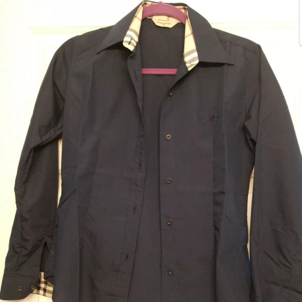 Burberry style Button down shirt